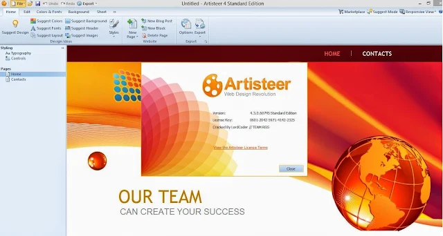 Artisteer 4.3 Full Crack + License key Free Download