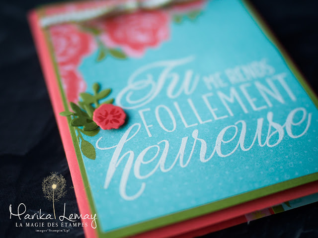 Carte qui bouge avec le lot Adorables amis Stampin' Up!