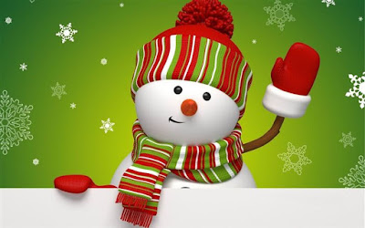 Snow man wallpaper4