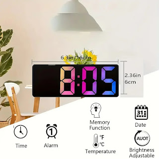 Digital Clock LED Alarm Clock For Bedroom