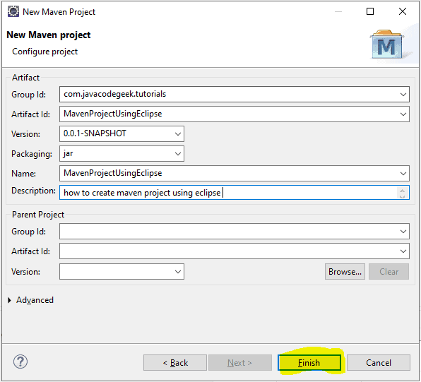 Maven Project Configuration in Eclipse Maven Project Configuration in Eclipse
