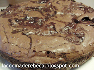 Brownie de dulce de leche