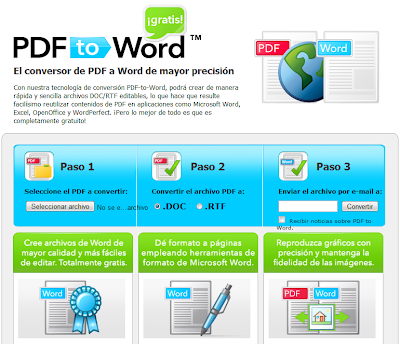 Screen PDF to Word en Español