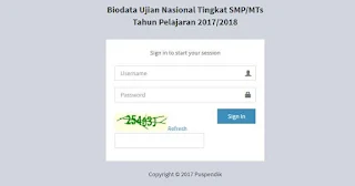 BIO UN SMP/MTs Tahun Pelajaran 2017/2018