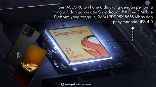 Performa dengan teknologi tinggi ROG Phone 8