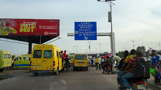 No other transport other than walking in Kinshasa