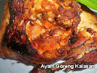 Kalasan Fried chicken is one of the typical Indonesian cuisine