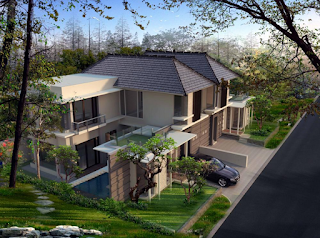 Desain Rumah Villa Minimalis