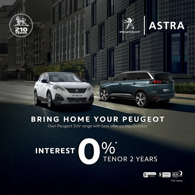 promo peugeot bunga 0