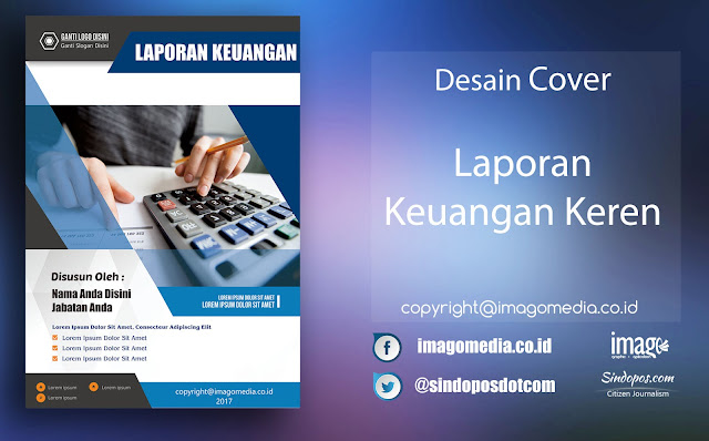 Download Template Desain Cover Laporan Keuangan Keren