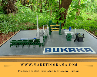 Maket Industri Konstruksi PT Bukaka