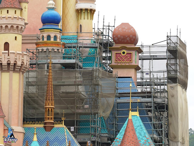 奇妙夢想城堡, Castle of Magical Dreams, 香港迪士尼樂園, Hong Kong Disneyland, HK, Construction Update, Disney Magical Kingdom Blog, HKDL, Disney Castle