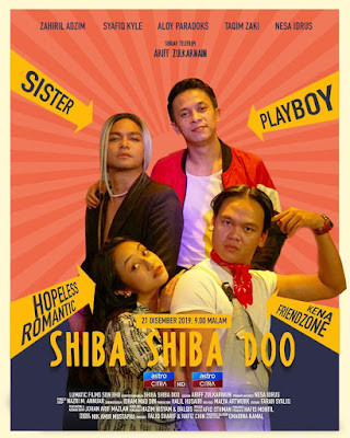 Shiba Shiba Doo, Telefilem Shiba Shiba Doo, Telemovie Shiba Shiba Doo, Sinopsis Telemovie Shiba Shiba Doo, Astro Citra, Lawak, Komedi, Telefilem Lakonan Syafiq Kyle, Watak - Watak Pelakon Dalam Telefilem Shiba Shiba Doo, Senarai Pelakon Telefilem Shiba Shiba Doo, Zahiril Adzim, Syafiq Kyle, Aloy Paradoks, Nesa Idrus, Taqim Zaki, Poster Telefilem Zahiril Adzim, Syafiq Kyle, Aloy Paradoks, Nesa Idrus, Taqim Zaki, Telefilem Astro Citra 2019,