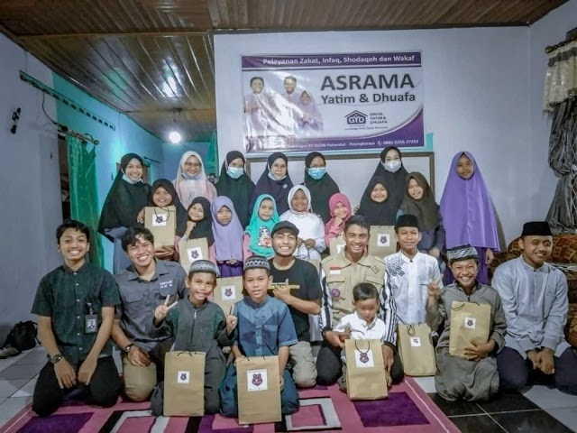 Sedekah For Yatim Kalteng Sebagai Salah Satu Komunitas Pilihan Mahasiswa PAI IAIN Palangka Raya