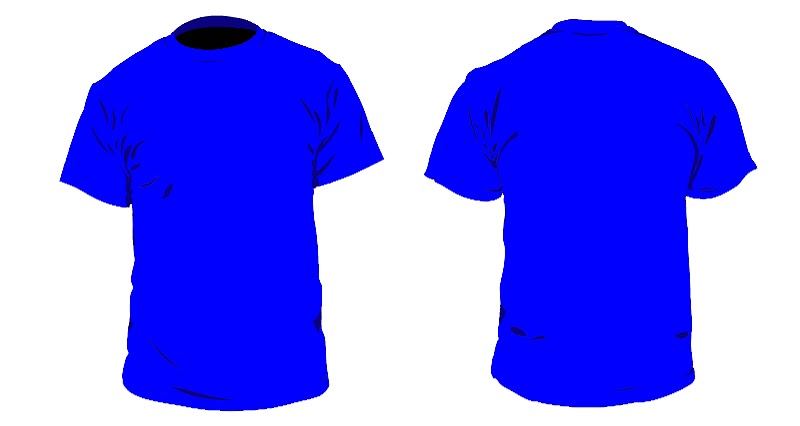 Inspirasi Top 51+ Desain Kaos Polos Warna Biru