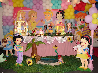 Fiestas Infantiles Princesas Bebes, parte 1