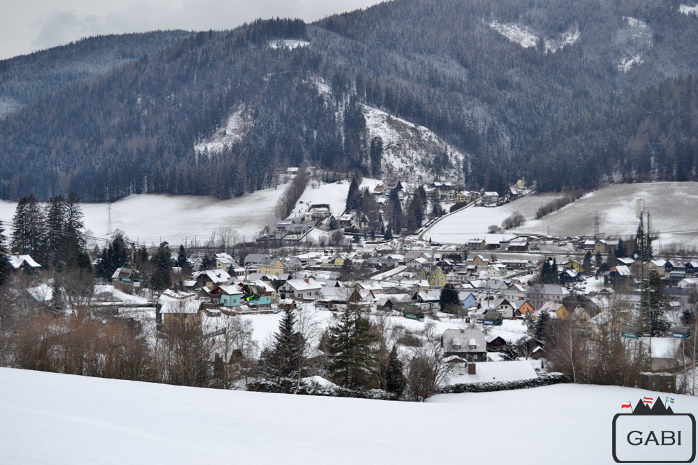 Austria Spital am Semmering zimą