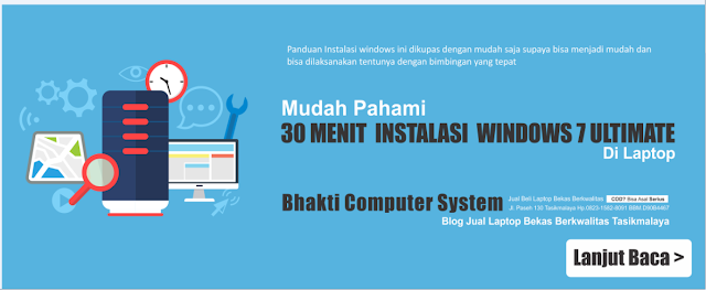 Panduan Install Sistem Operasi Di Laptop Bekas, 