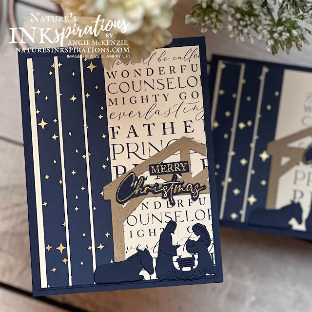 Stampin' Up! Night Divine Christmas card fronts | Nature's INKspirations by Angie McKenzie
