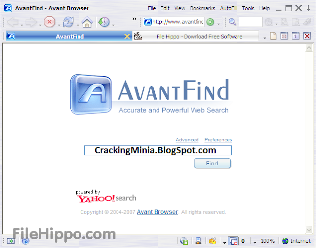 Avant Browser 2012