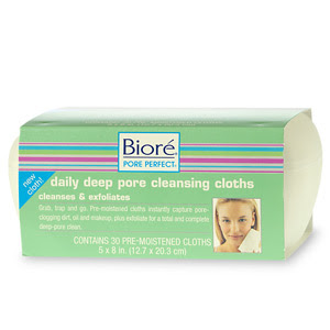 Biore, Biore Daily Deep Pore Cleansing Cloths, Biore cleansing cloths, Biore cleansing wipes, Biore skincare, Biore skin care, skin, skincare, skin care, cleansing cloths, cleansing wipes, face wipes, Biore face wipes