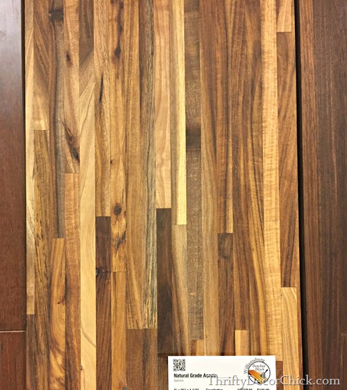acacia butcher block