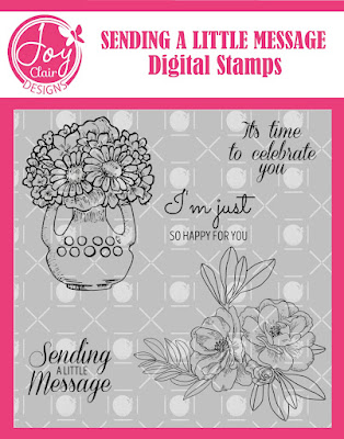 Sending You a Little Message digital stamp set from Joy Clair Designs