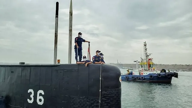 El Submarino BAP Arica zarpó para participar en el Operativo Vilit2021