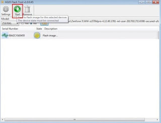 Tutorial Cara Flashing Asus Zenfone 3 Deluxe ZS570KL Menggunakan Asus Flash Tool Tested Sukses 100% 