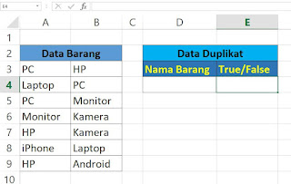 Cara Cek Data Duplikat di Excel