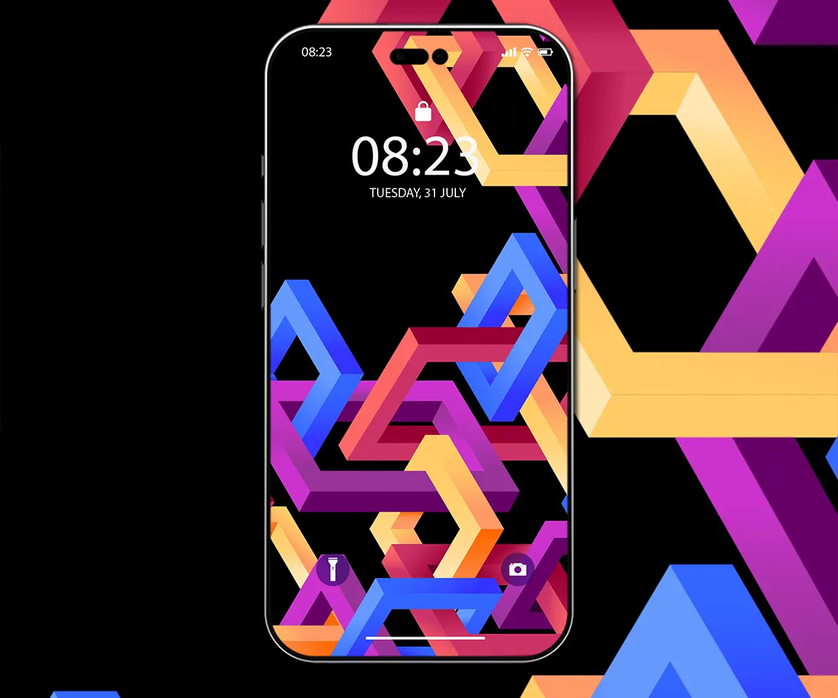 Colorful Geometric shapes abstract Wallpaper 4k Ultra HD ID:5859