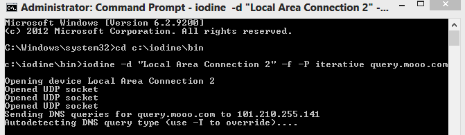 Iodine Client Running