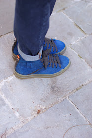 Ruco Line cobalt blue sneakers, Fashion and Cookies, fashion blogger