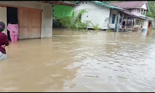 Banjir Sepinggang Orang Dewasa Rendam Dusun Sidap Sekadau Hulu 
