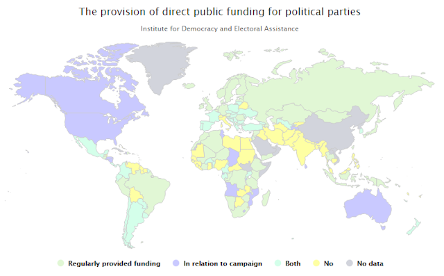 The Provision of Direct Public Funding for Political Parties