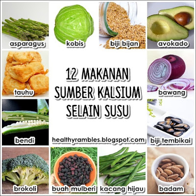 12 makanan sumber kalsium selain susu