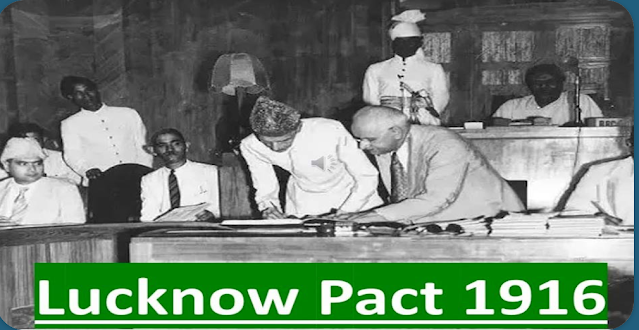 When was the Lucknow pact signed?