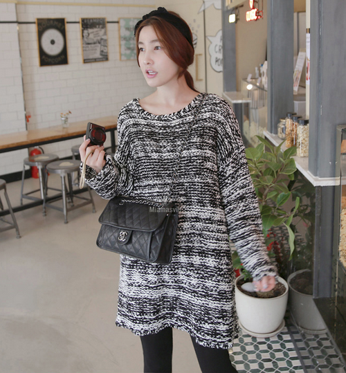 Loose Fit Marl Knit Dress