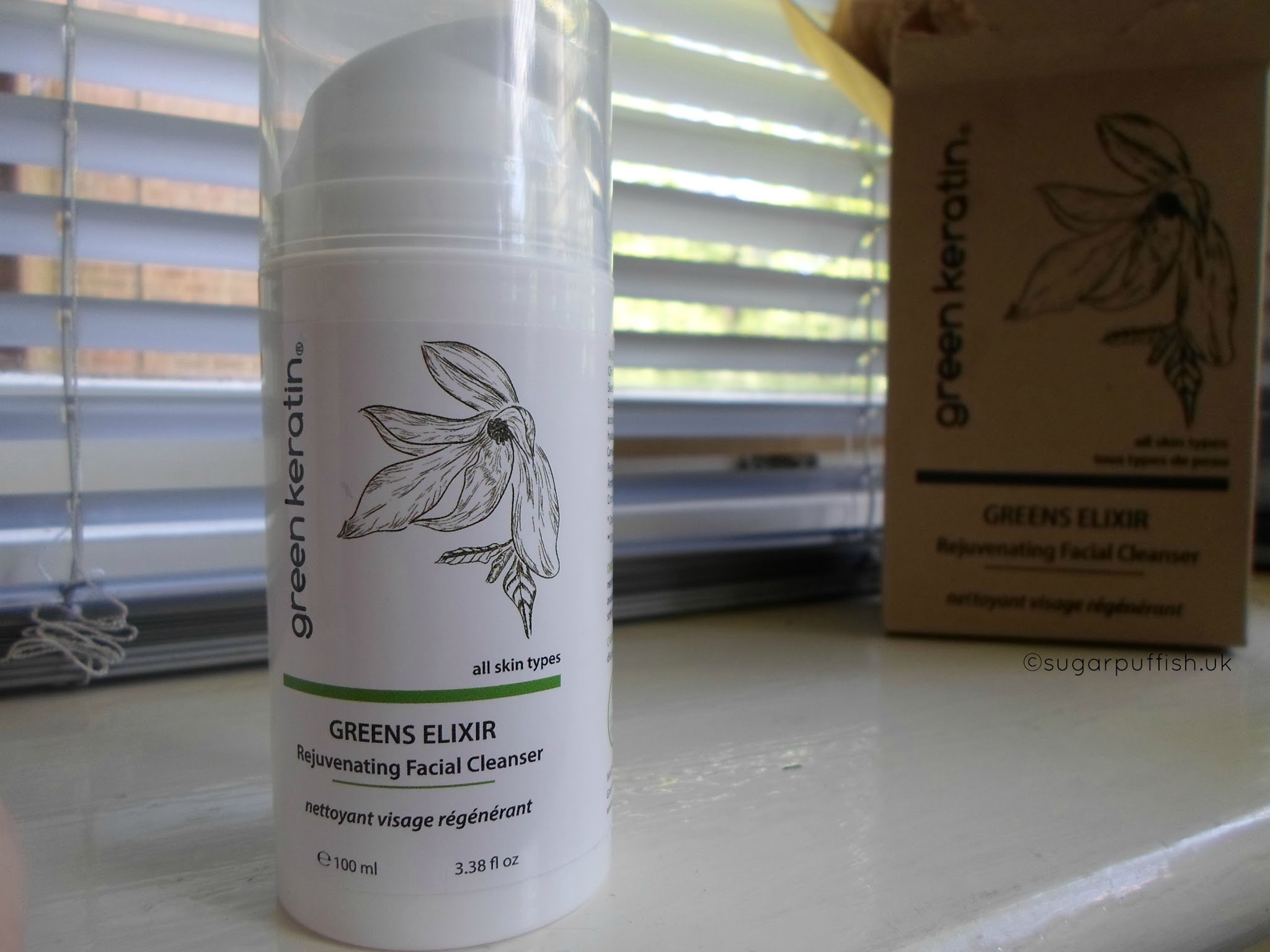 Review Green Keratin Greens Elixir Rejuvenating Facial Cleanser