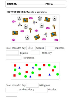 Actividades de Cálculo con Números del 1-9