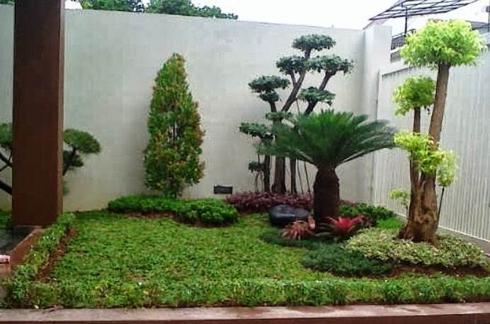 30 desain  taman  sudut  minimalis di depan rumah  ukuran 