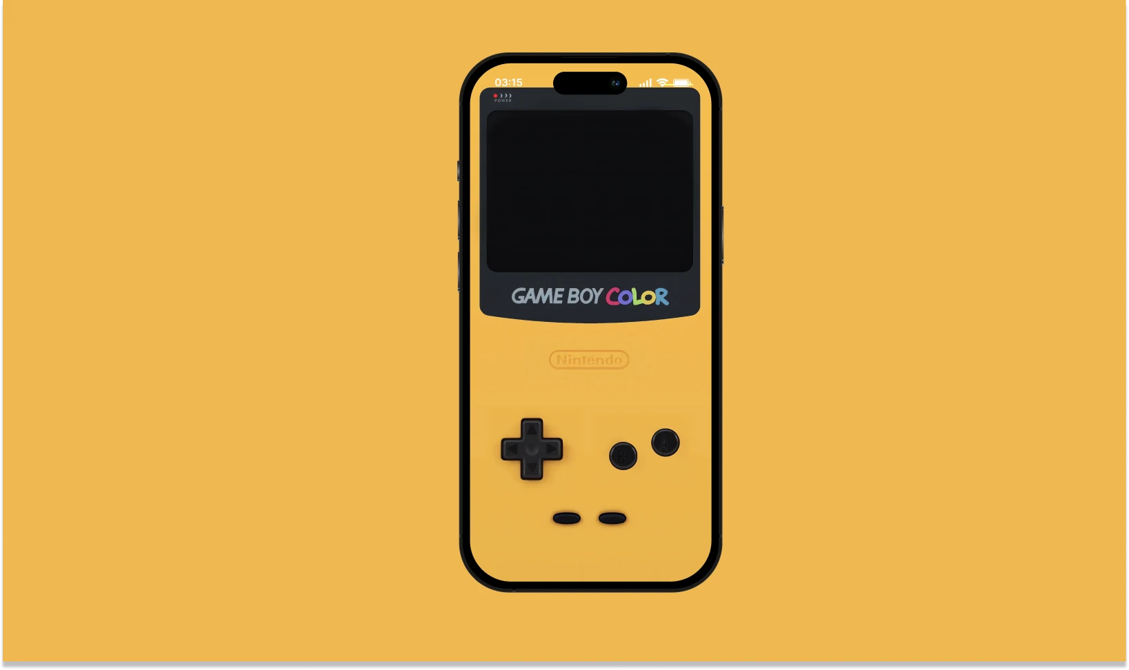 4K Yellow Game Boy Color Wallpaper
