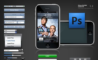 iPhone GUI PSD