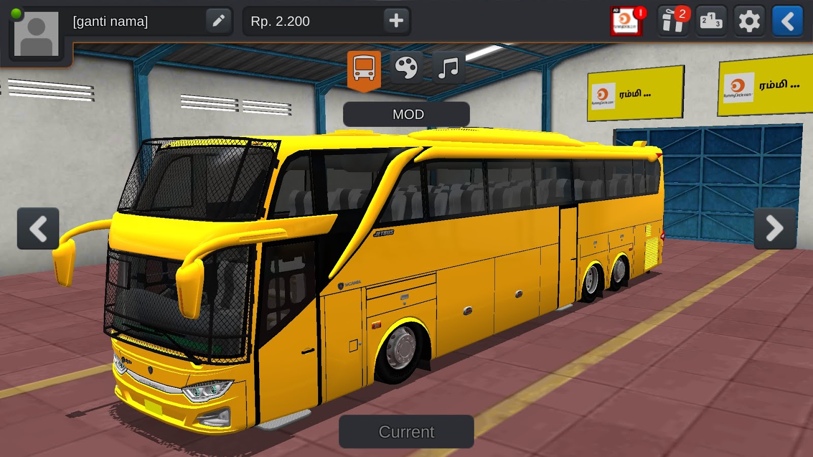 Scania Bus MOD  Bus simulator Indonesia MOD  BUSSID MOD download