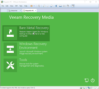 veeam backup and replication bare metal restore provided by integri