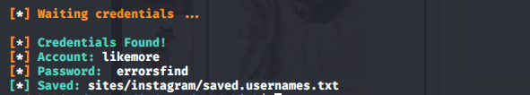username password