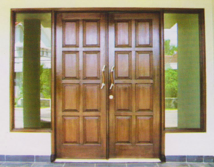 MODEL PINTU KAYU - DATA HARGA BAHAN BANGUNAN