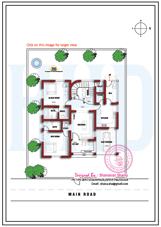 Single floor plan