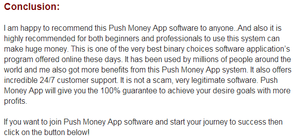 Push Money App Review