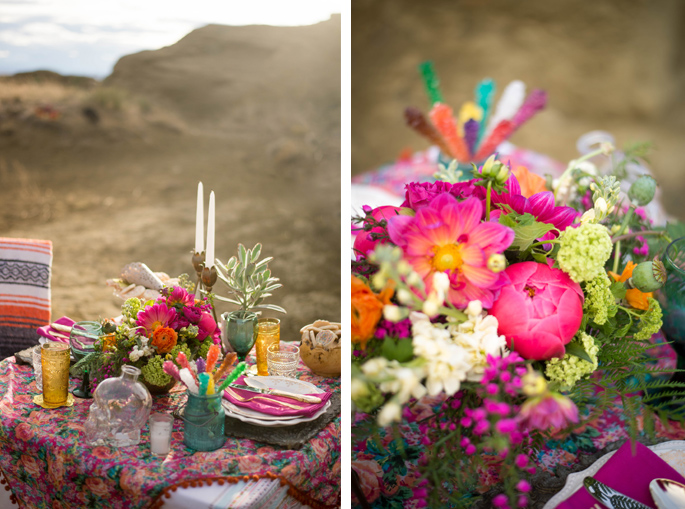 Mexican themed decor / Photography: Font & Figure / Floral: Mac's Floral / Rentals: Hutch Event Rentals 